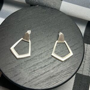 Kendra Scott earrings hoops “Paxton” silver